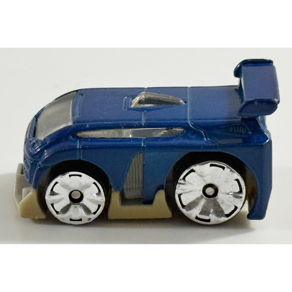 Mattel Toy Car Kids OS Blue 2004 McDonalds Happy‎ Meal Futuristic Van Spoiler